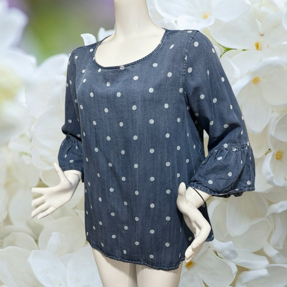 Denim blouse size L